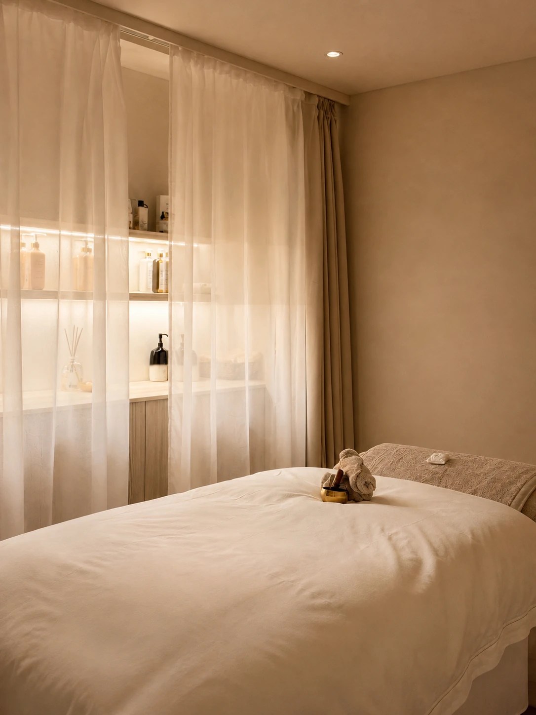 Maple Head Spa luxury treatment room interior